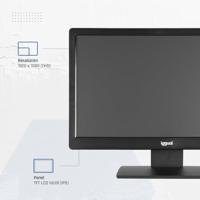 iggual 54,6 cm (21,5 inch) LCD-touchscreen (16:9) – resistief paneel met 4 draden, compatibel met Aplicac, TPV/POS. en Ope-systemen: Windows 7 en meer; aansluiting: VGA+HDM+USB-A. Resolutie 1600 x 900 - thumbnail