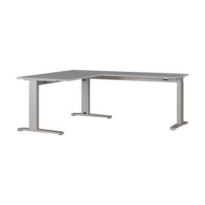 Hoekbureau Ergonoma Lichtgrijs