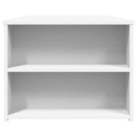 Salontafel 102x50x42 cm bewerkt hout zwart - thumbnail