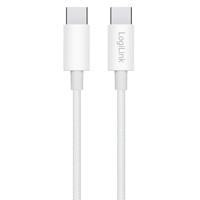 LogiLink USB-C-kabel USB 2.0 USB-C stekker 0.5 m Wit CU0340 - thumbnail