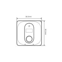 Shelly LinkedGo smartes Heizungsthermostat (Fußboden) Vloerverwarmingbesturing, Kamerthermostaat Bluetooth, WiFi - thumbnail