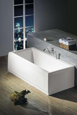 Ligbad Polysan Cleo Inbouw 160x75x48 cm Wit Polysan Ligbad Polysan Cleo Inbouw 160x75x48 cm Wit Polysan