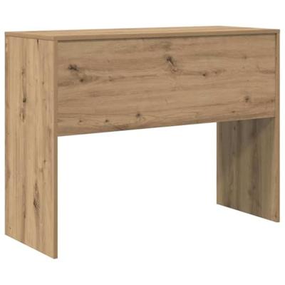 Bureau artisanaal eikenkleurig 100 x 40 x 76 cm Bewerkt hout - thumbnail