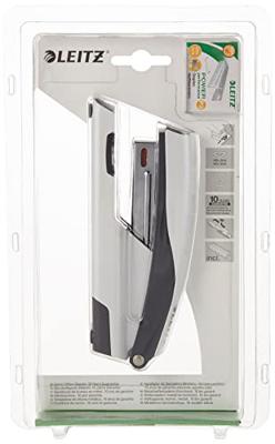 Leitz NeXXt WOW 5502 nietmachine, wit metallic, op blister Leitz NeXXt WOW 5502 nietmachine, wit metallic, op blister