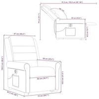 Sta-op-massagestoel elektrisch verstelbaar stof donkergroen - thumbnail