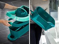Leifheit 55076 Profi Emmer met Pers en Wielen 8L - thumbnail