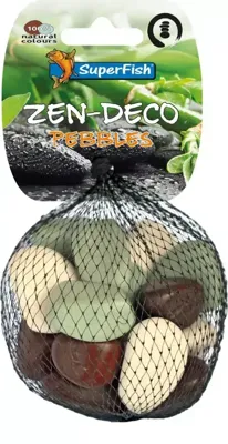 Superfish Zen Pebble Small Mix 300gr - Harmonieuze Aquarium Steentjes