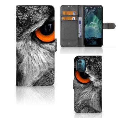 Nokia G11 | G21 | Telefoonhoesje | Met pasjeshouder | Uil