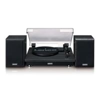 Platenspeler met Bluetooth® ontvangst en twee externe speakers - thumbnail