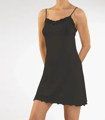 Onderjurk / Slipdress Kant 90CM Modal - Gladde neglige - Antistatisch