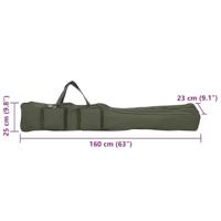 VidaXL Hengeltas 160 cm oxford stof donkergroen - thumbnail