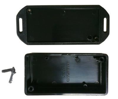 Hammond Electronics 1551KFLBK Euro-behuizing 80 x 40 x 20 ABS Zwart 1 stuk(s)