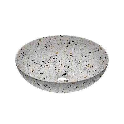 Waskom INK Convex 40 Rond 40x40x13cm Composiet Mat Multi Terrazzo Waskom INK Convex 40 Rond 40x40x13cm Composiet Mat Multi Terrazzo