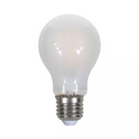 E27 LED Filament Lamp Frosted - 5 Watt 600lm - 2700K warm wit - Vervangt 50 Watt - E27 fitting - A60 lamp - Grote fitting - thumbnail