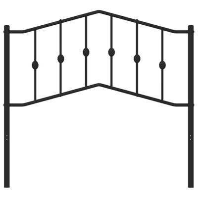 Hoofdbord 100 cm metaal zwart Hoofdbord 100 cm metaal zwart