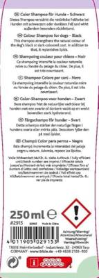 TRIXIE COLOR SHAMPOO ZWART 250 ML - thumbnail