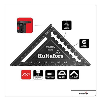 Hultafors Metric Rafter Square Mini meetdriehoek - HU257030