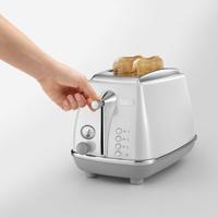 Broodrooster - DELONGHI - CTOC2103.W - 900 W - 2 sleuven - Wit - thumbnail