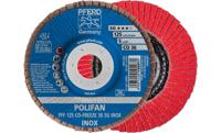 PFERD TOOLS 67612536 PFF 125 CO-FREEZE 36 SG INOX Lamellenschijf Diameter 125 mm Boordiameter 22.23 mm Korrelgrootte (num) 36 Legering op nikkelbasis, - thumbnail