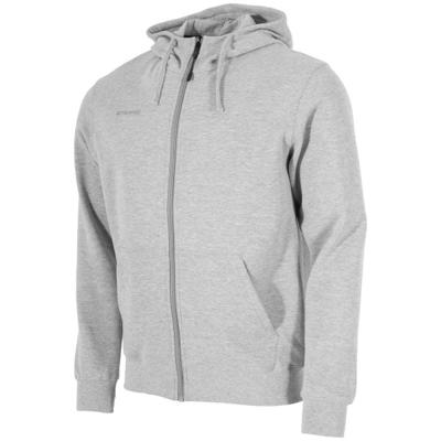 Stanno 465005 Base Hooded Full Zip Sweat Top - Grijs - 2XL