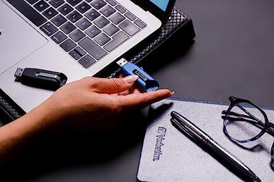 Verbatim V3 Max USB-stick 64 GB Blauw 49807 USB-A 3.2 Gen 1 Verbatim V3 Max USB-stick 64 GB Blauw 49807 USB-A 3.2 Gen 1