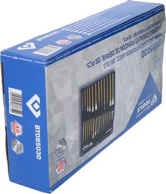 Brilliant Tools Beitel en doordrijkset, 28-delig BT085030