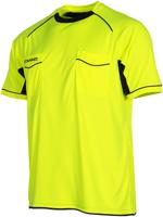 Stanno 429001 Bergamo Referee Shirt k.m. - Neon Yellow-Black - M - thumbnail