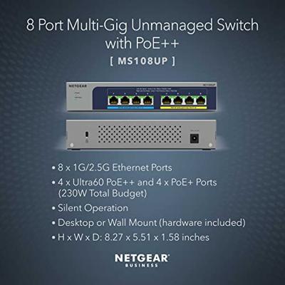 Netgear MS108UP switch