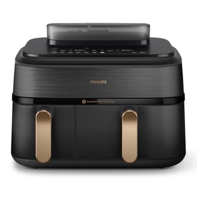 Philips NA552/00 Dual Basket Airfryer Zwart