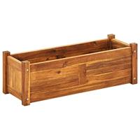 VidaXL Plantenbak verhoogd 76x27,6x25 cm acaciahout - thumbnail