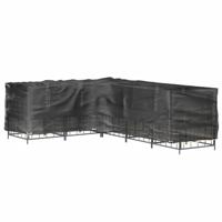 Tuinmeubelhoezen met 16 oogjes L-vormig 260x210x80 cm - thumbnail
