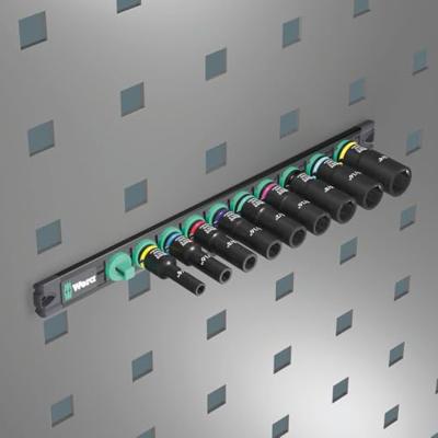Wera 9661 05005591001 Dop (zeskant) Dopsleutelinzetstuk 1/4, 5/16, 3/8, 7/16, 1/2, 9/16, 5/8, 11/16, 3/4 9-delig