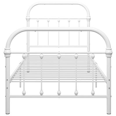 Bedframe metaal wit 90x200 cm