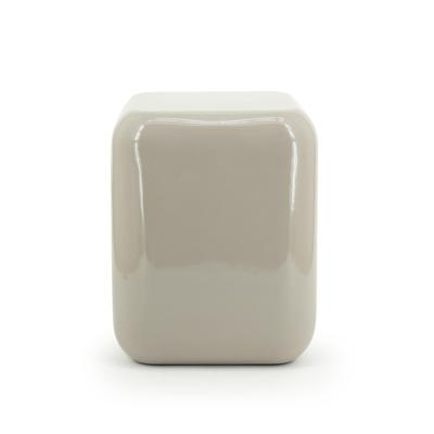 By-Boo Poef/Bijzettafel 'Dixon' 34 x 34cm, kleur Taupe By-Boo Poef/Bijzettafel 'Dixon' 34 x 34cm, kleur Taupe