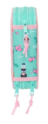 Driedubbele Pennenzak Na!Na!Na! Surprise Bunny Roze Turkoois 12,5 x 19,5 x 5,5 cm 37 Onderdelen