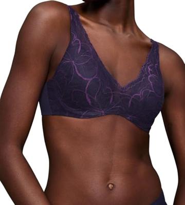 Triumph BH Body Make-up Illusion Lace - Blauw - Kanten beugel bh met brede zachte bandjes - Voorgevormd - Copy
