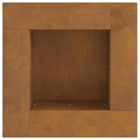 Vuurkorf Bruin 60 x 60 x 30 cm Cortenstaal - thumbnail