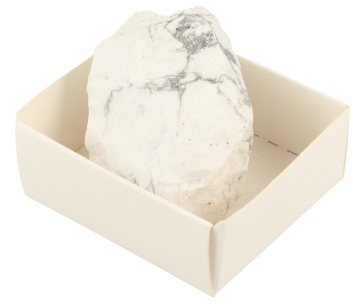 Ruwe Edelsteen Witte Howliet Ruwe Edelsteen Witte Howliet