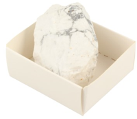 Ruwe Edelsteen Witte Howliet - thumbnail