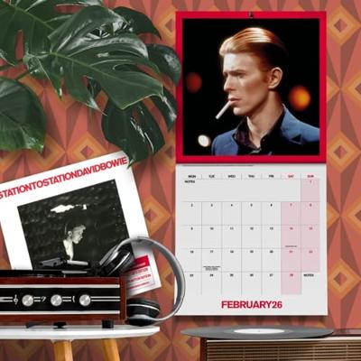 David Bowie Kalender 2026 Record Sleeve David Bowie Kalender 2026 Record Sleeve