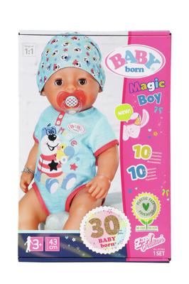 Baby Born Magic Boy-pop 43 cm - Zapf Creation - Ogen die open en dicht kunnen - Accessoires inbegrepen