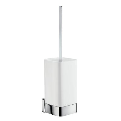 Toiletborstel Smedbo Ice met Houder Porselein 7.8x10.3x37 cm Chroom Smedbo