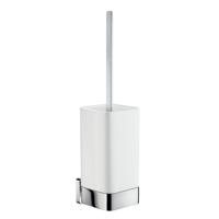 Toiletborstel Smedbo Ice met Houder Porselein 7.8x10.3x37 cm Chroom Smedbo - thumbnail