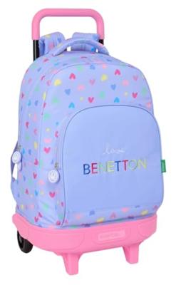 Schoolrugzak Benetton Lila Lila 33 x 45 x 22 cm Schoolrugzak Benetton Lila Lila 33 x 45 x 22 cm