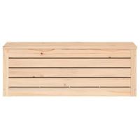 Opbergbox 89x36,5x33 cm massief grenenhout - thumbnail