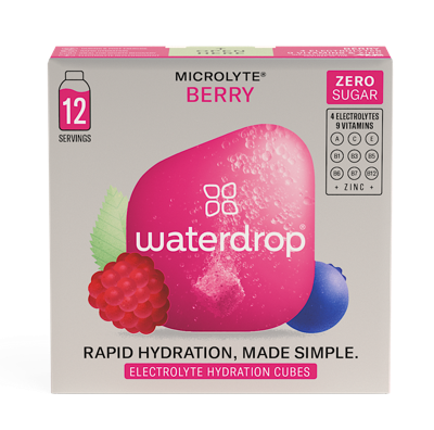 Waterdrop Microlyte Berry Electrolyte Hydration Cubes Waterdrop Microlyte Berry Electrolyte Hydration Cubes
