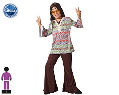 Kostuums voor Kinderen Hippie - Maat: 3-4 Jaar - Maat: 3-4 Jaar