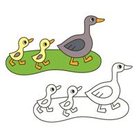 Deltas Happy coloring - de dieren van de boerderij - thumbnail