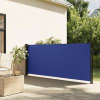 VidaXL Windscherm uittrekbaar 140x300 cm blauw - thumbnail