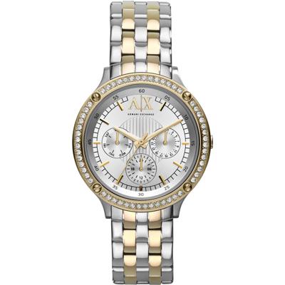Horlogeband Armani Exchange AX5410 Staal Bi-Color 18mm